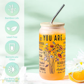 Simneygo Bible Verse Jar with color coded emotions for inspiration