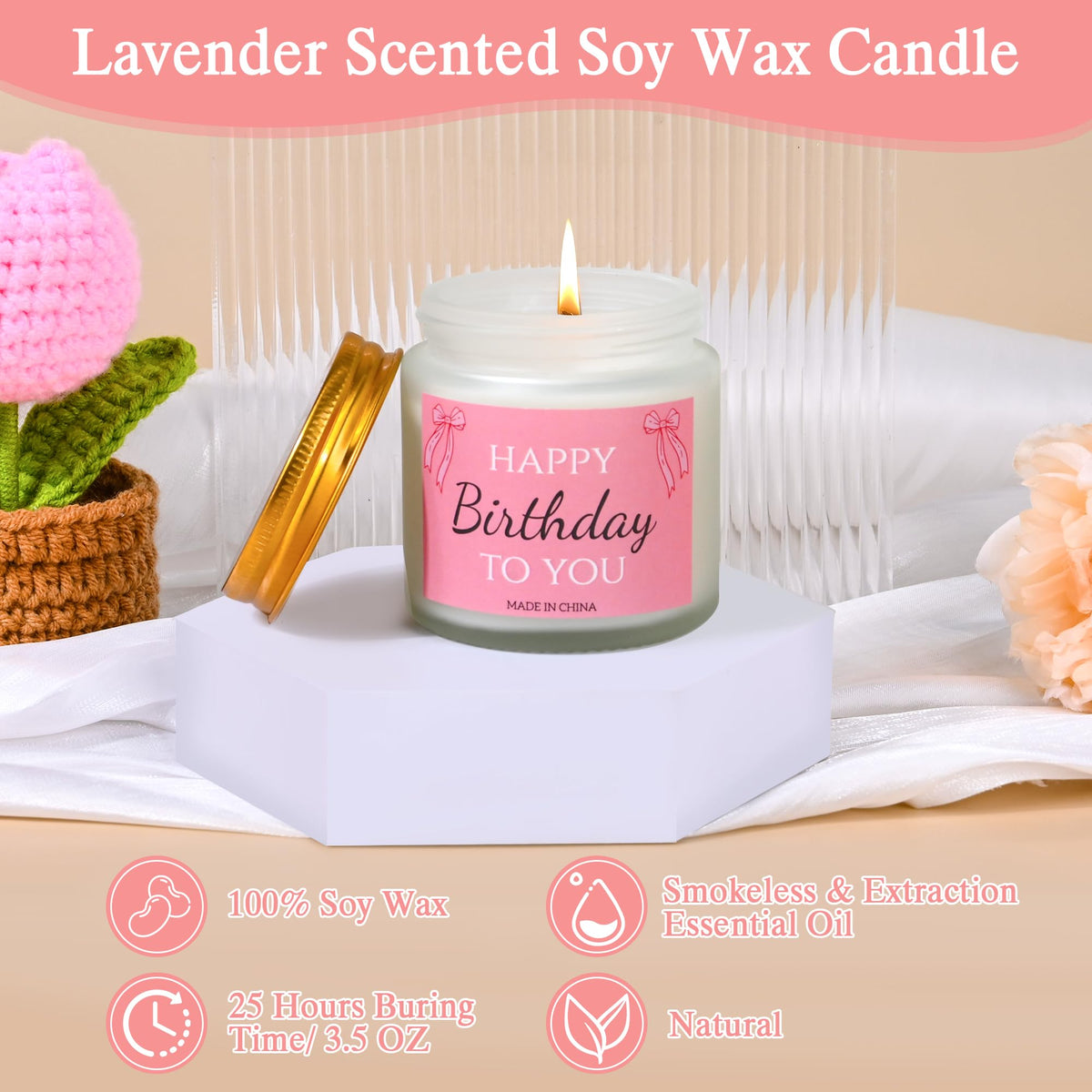 Simneygo premium soy candle creating a relaxing ambience for cozy moments