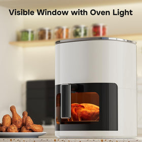 Simple Deluxe 12-in-1 Air Fryer dishwasher-safe accessories for fast cleanup.