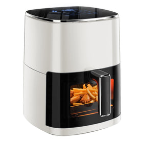 Simple Deluxe 12-in-1 Air Fryer with visible window for easy monitoring and crisp results.