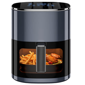 Simple Deluxe 12-in-1 air fryer visible window lets you monitor meals for crisp results.