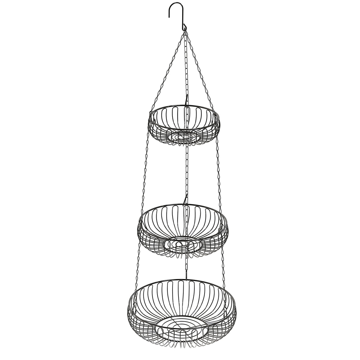 Simple Houseware overall height of 30 inches fits many kitchens.