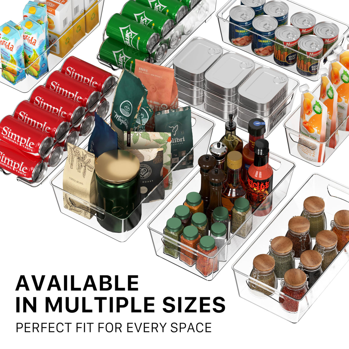 Simple Houseware snack storage bin keeps treats organized