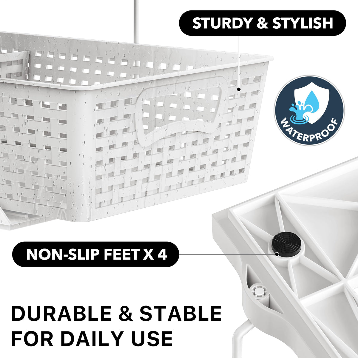 Simple Houseware adjustable divider allows customizable compartments