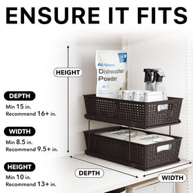 Adjustable divider on Simple Houseware for flexible spacing