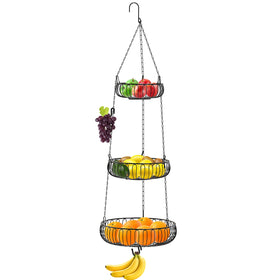 Simple Houseware banana hook and extra hooks for bags and small items.