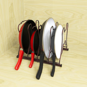 Simple Houseware bronze installation horizontal configuration for wide cabinets and countertops.
