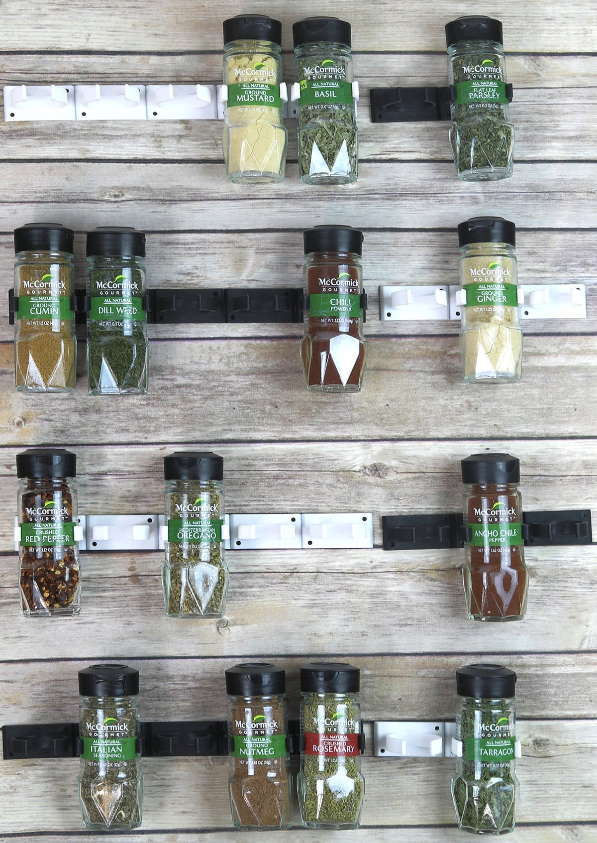 Simple Houseware camper RV kitchen organization showcases flexible strips for on-the-go storage.