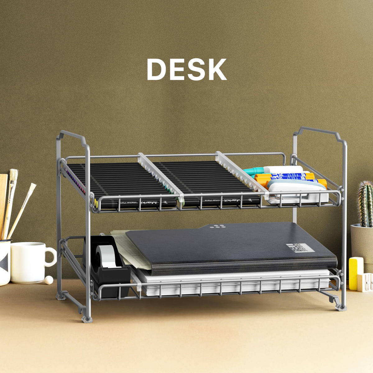 Simple Houseware durable metal frame close-up with anti-slip feet