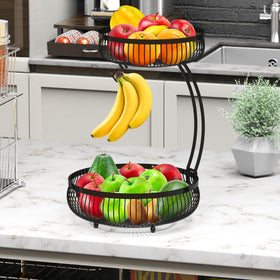 Simple Houseware dense wire basket design showing secure fruit storage and minimized spills.