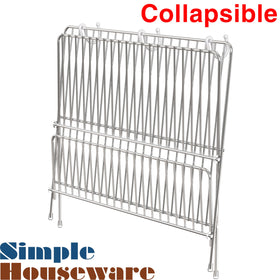 Simple Houseware 21-slot rack maximizes countertop space and organization.