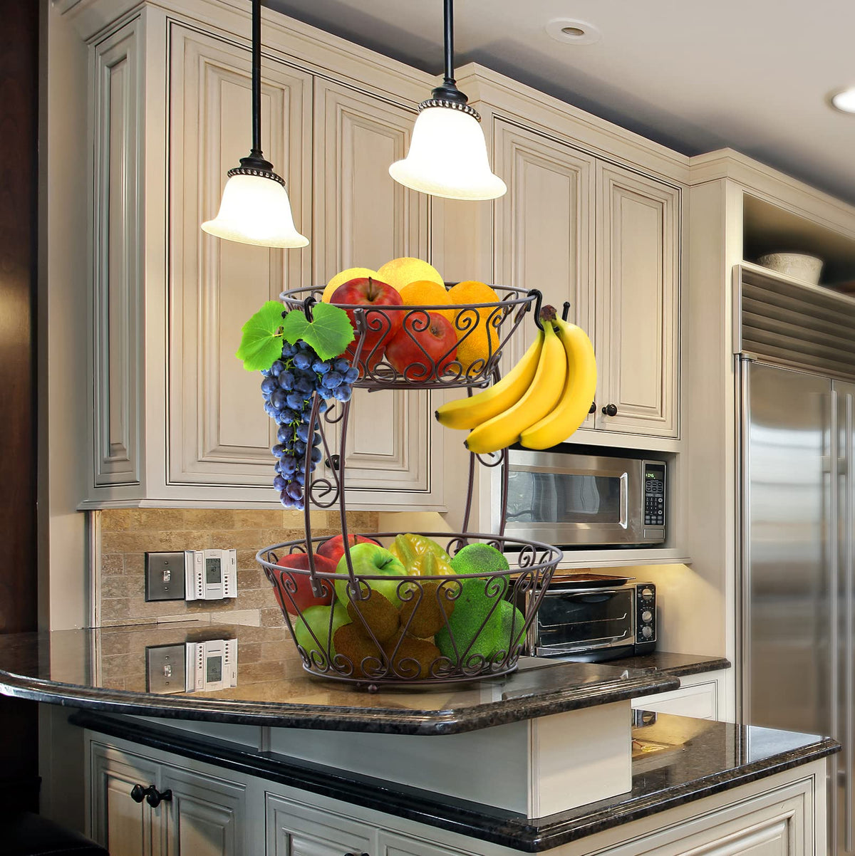 Simple Houseware dimensions show 12.75W x 11.8D x 14.75H footprint