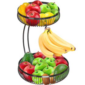 Simple Houseware durable steel construction with black finish for long-lasting kitchen organization.