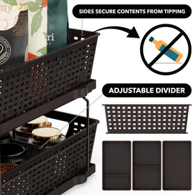 Durable weave design of Simple Houseware resists humidity in bathrooms