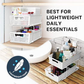 Simple Houseware durable weave design resists humidity with sturdy texture