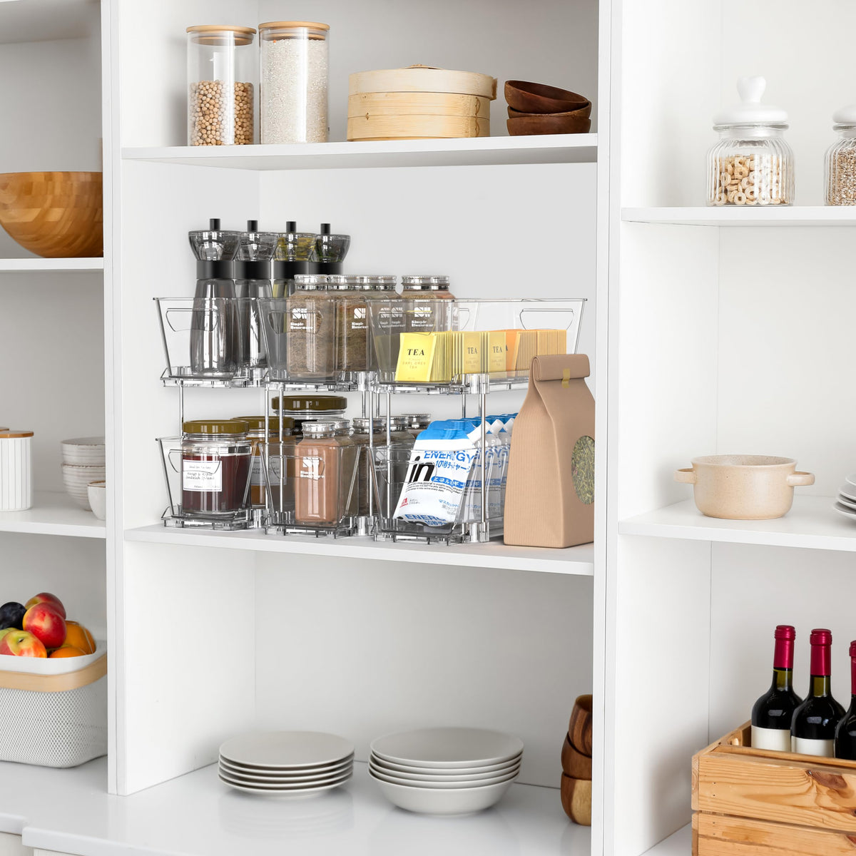 Simple Houseware easy-assembly organizer requires no tools.