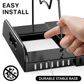 Tool-free assembly for Simple Houseware pan organizer rack, quick setup without any tools