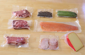 Simple Houseware bags protect foods from freezer burn and dehydration
