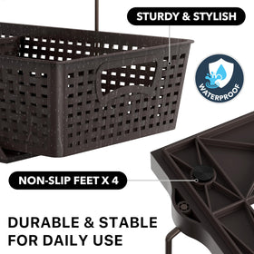 Lightweight items storage with Simple Houseware organizer for toiletries