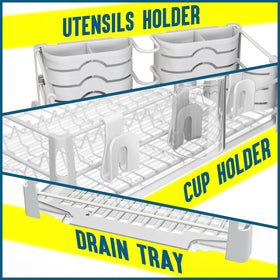 Simple Houseware mug hooks maximize cup storage and easy access
