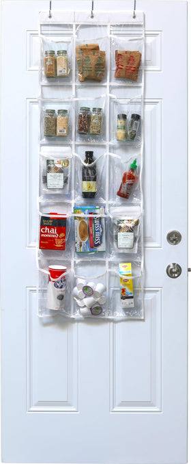 Simple Houseware organizer deployed in laundry/bathroom for toiletries and small items.