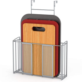 Simple Houseware over-cabinet-door-organizer front view offers quick, clutter-free kitchen storage.
