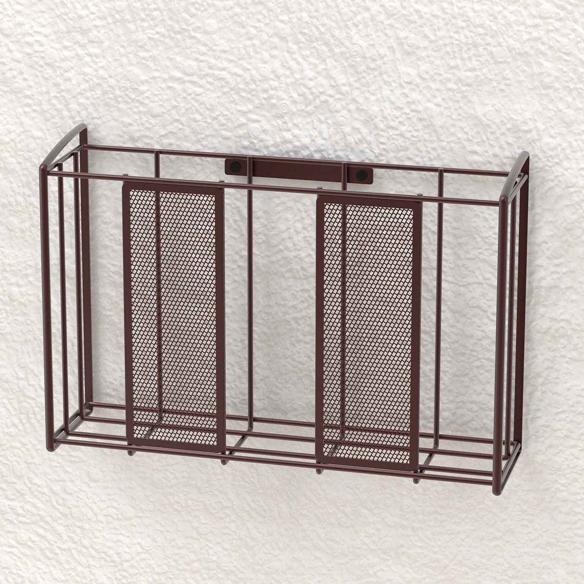 Simple Houseware side view of the over-cabinet organizer, slim profile