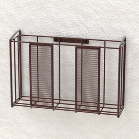 Simple Houseware side view of the over-cabinet organizer, slim profile