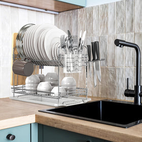 USPTO patent D899,722 design backs this dish rack’s form and function.