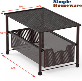 Simple Houseware patent-pending stackable design for extra storage.