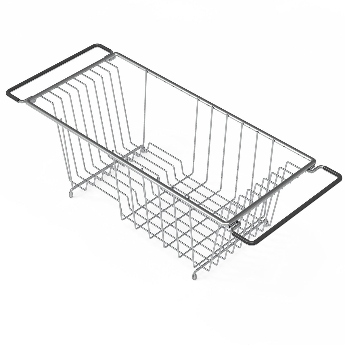 Patent-pending Simple Houseware rack showcases sleek chrome design