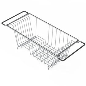 Patent-pending Simple Houseware rack showcases sleek chrome design