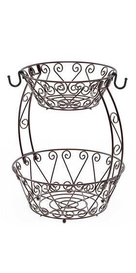 Simple Houseware patent USD897165S1 confirms a unique two-tier solution