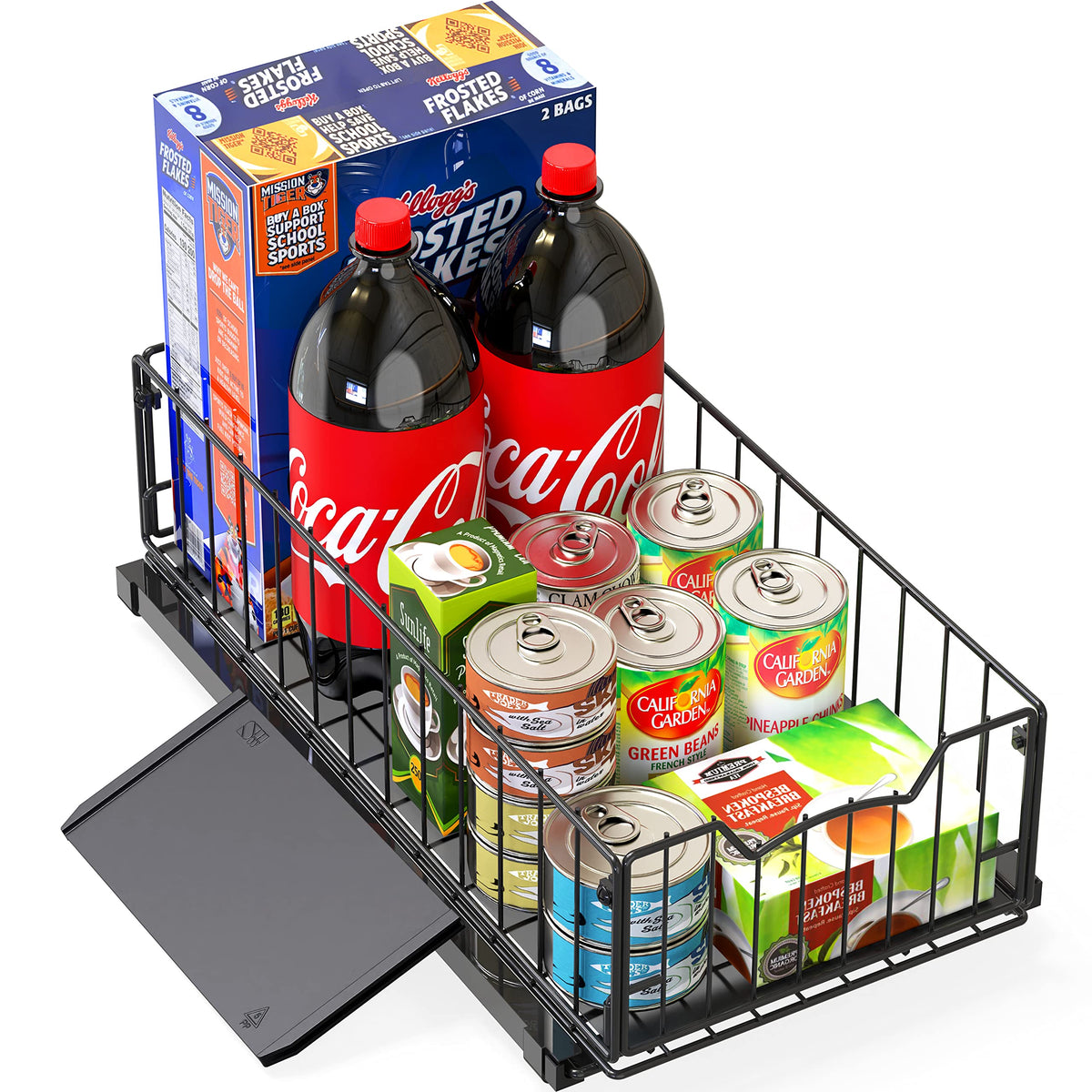 Simple Houseware removable divider inside the basket enables flexible sorting