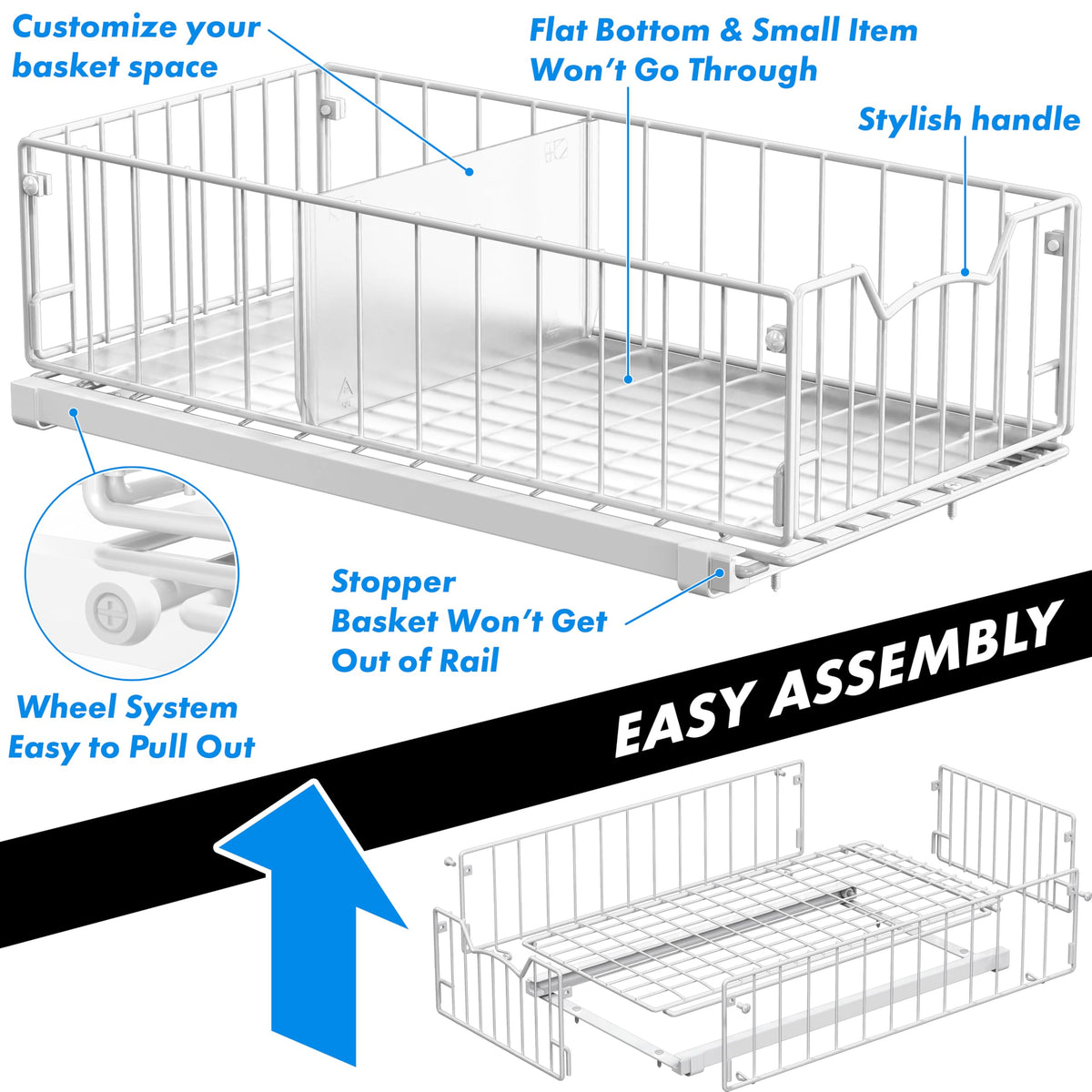 Simple Houseware removable divider shown for customizable organization.