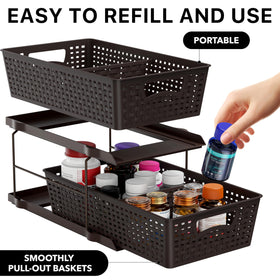 Removable baskets of Simple Houseware for refilling or standalone use