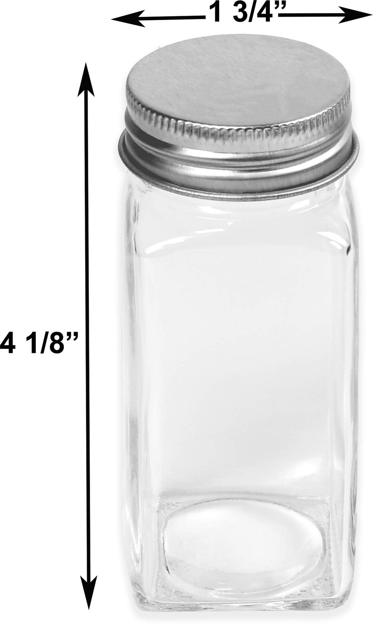 Simple Houseware spice jars labels help organize spices at a glance.