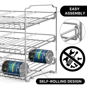 Simple assembly with no tools for fast setup.