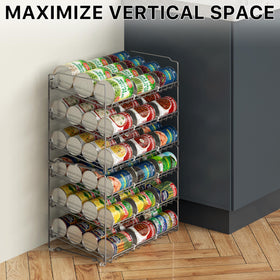 Freestanding design fits counters, shelves, or cabinets.