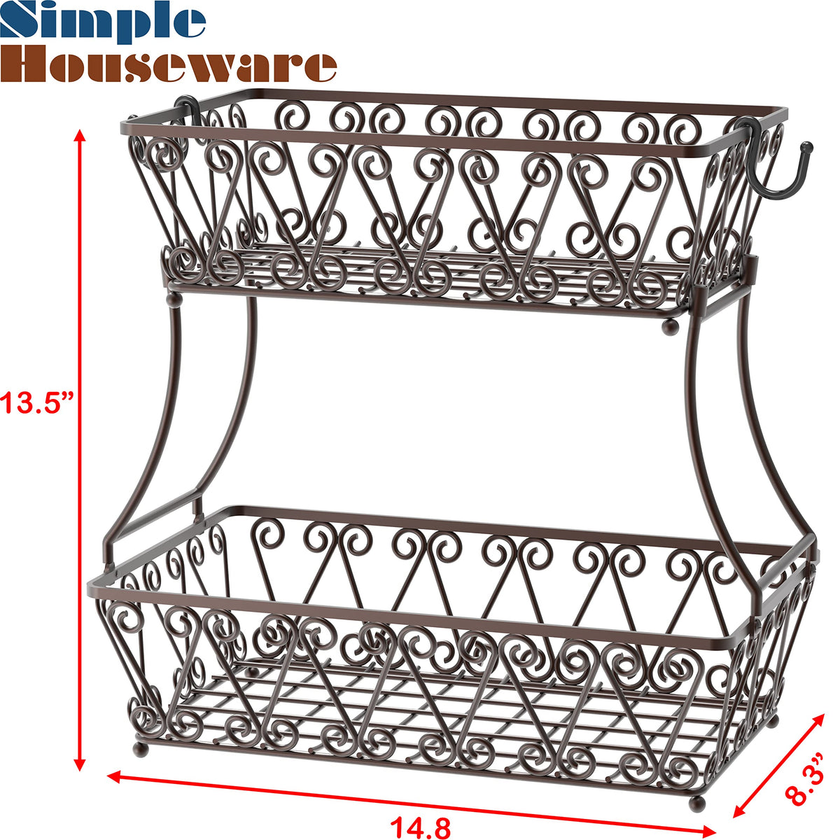 Simple Houseware stylish storage suitable for kitchen or living spaces