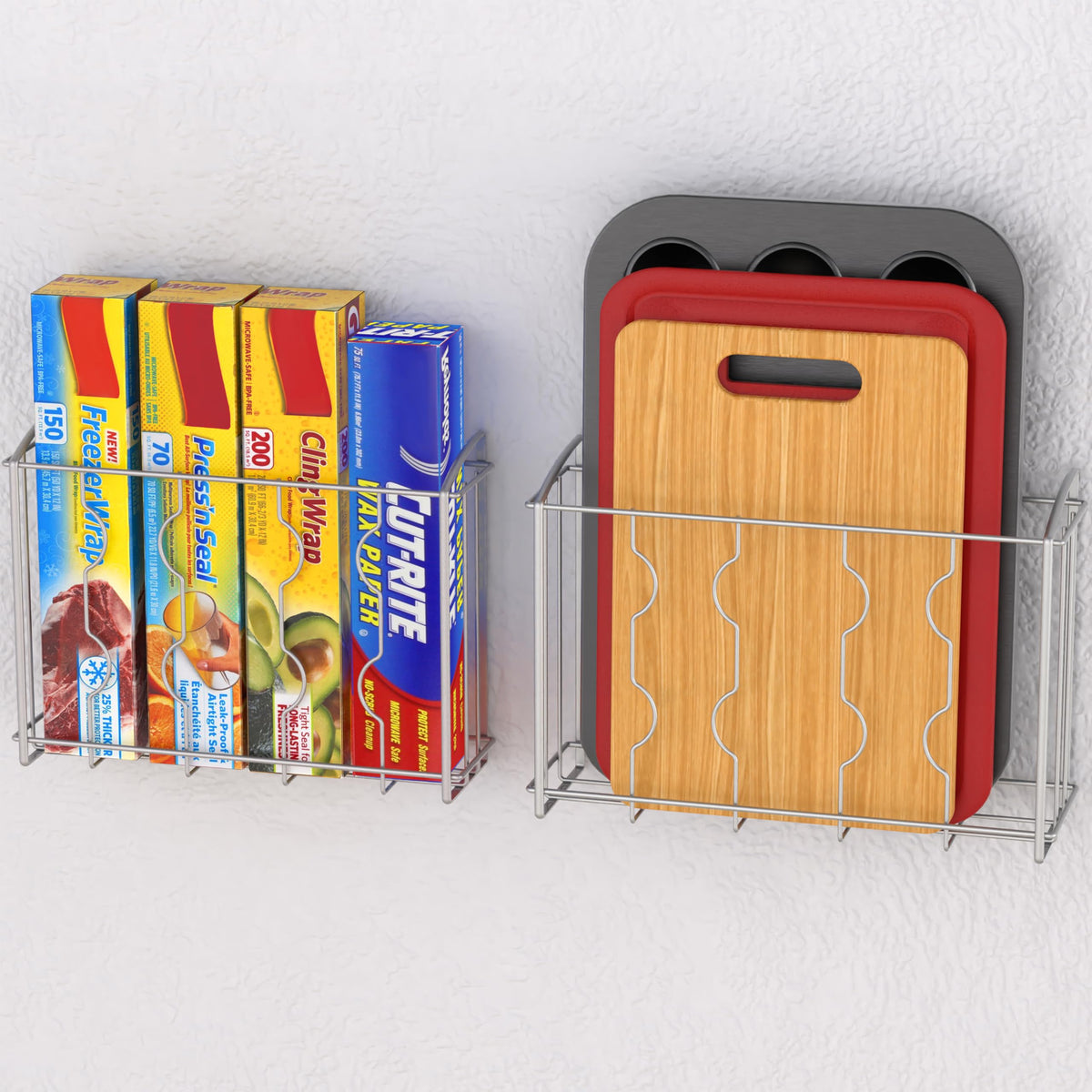Simple Houseware ultra-thin 1-inch hook cushions cabinet doors.