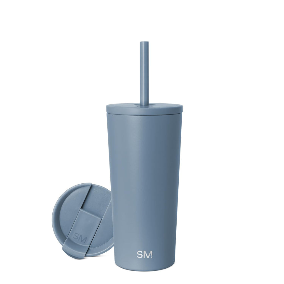 Simple Modern Classic Tumbler in Blue Dune with insulation keeps beverages cold for hours.