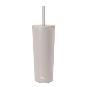 Simple Modern Classic tumbler front view keeps drinks at the right temperature on the go.