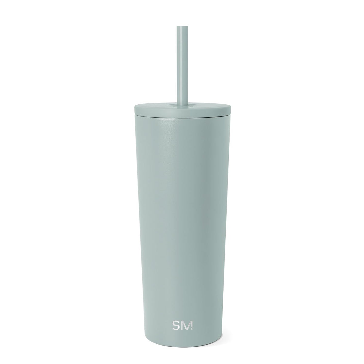 Simple Modern Classic Tumbler with straw lid securely grips the straw to reduce leaks.