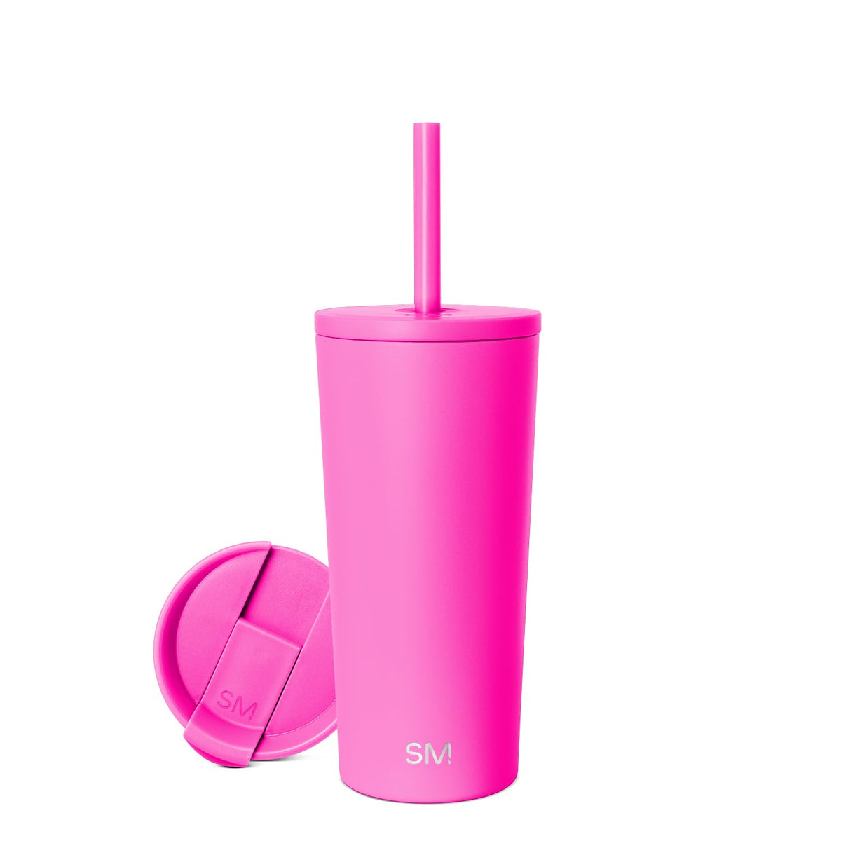 Simple Modern Classic Tumbler Raspberry Vibes side view for portable on-the-go hydration