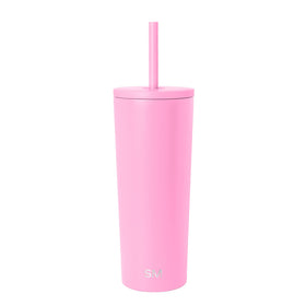 Simple Modern Classic Tumbler with straw lid in 24oz keeps drinks fresh on the go
