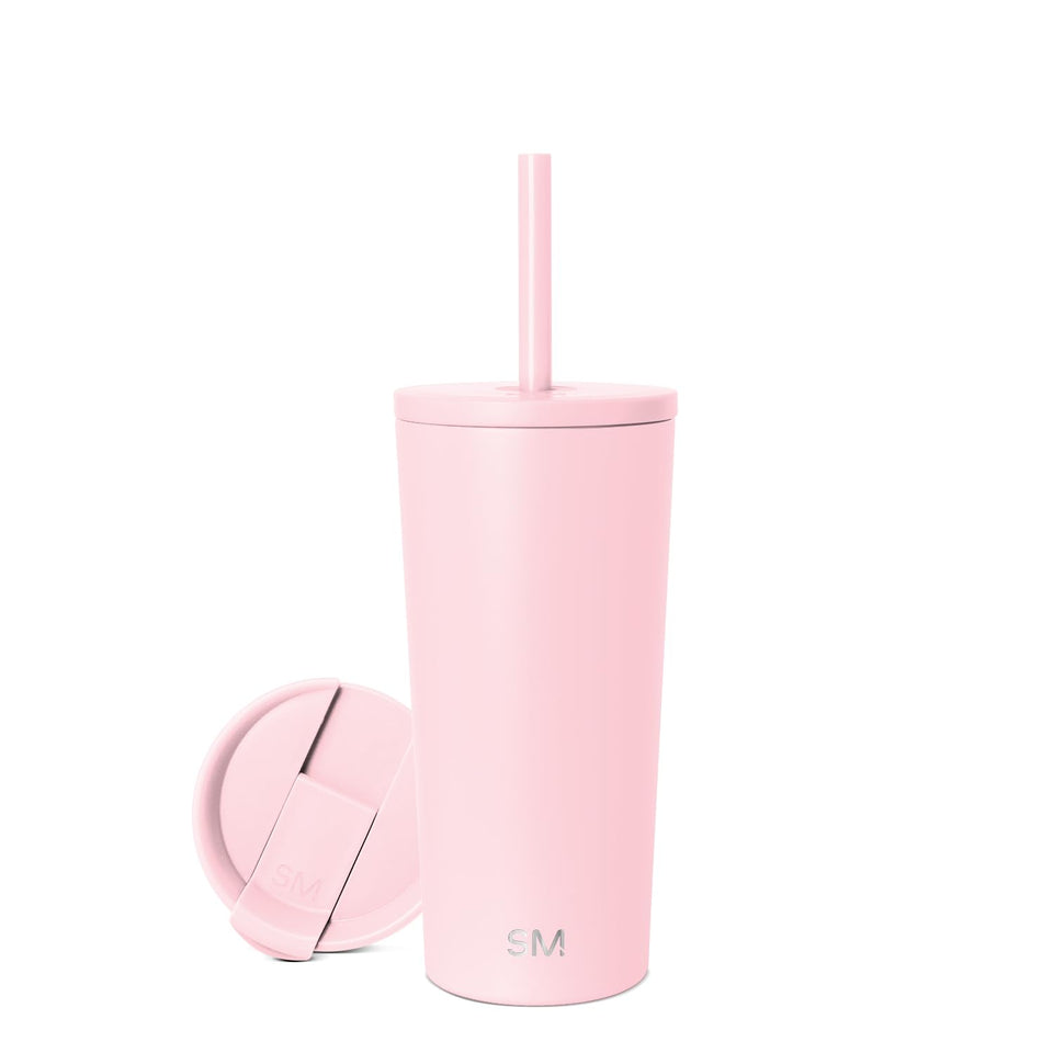 Simple Modern Classic Tumbler with Straw Lid, full product view for on-the-go hydration.