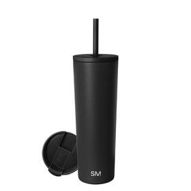 Simple Modern Classic tumbler with straw lid close-up, leak-proof seal for on-the-go use.