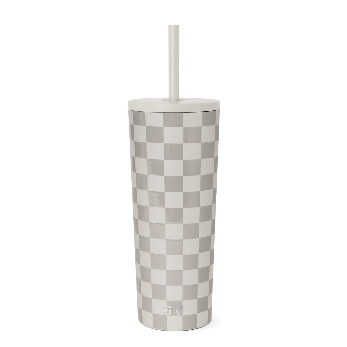 Simple Modern Classic Tumbler with straw lid for spill-resistant on-the-go sipping.