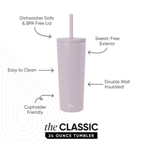 Sweat-free exterior of the tumbler for dry hands during commutes.